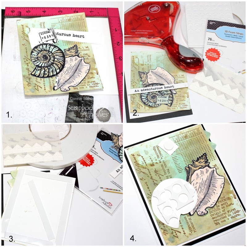 An Adventurous Heart Card by Connie Mercer for Scrapbook Adhesives by 3L 