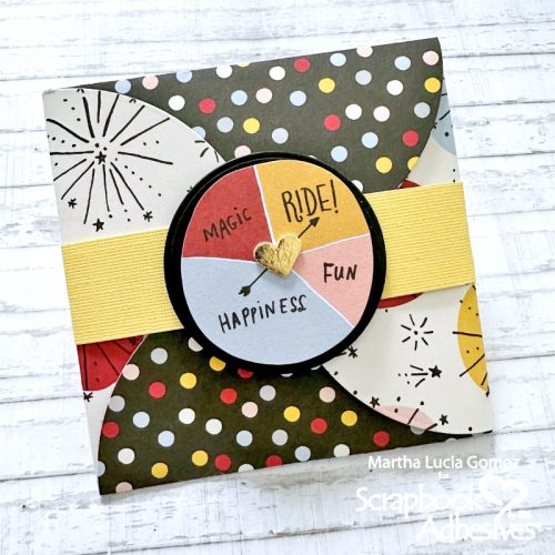 Petal Card Envelope by Martha Lucia Gomez for Scrapbook Adhesives by 3L