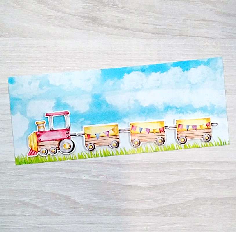 Create Animal Train Scrapbook Adhesives by 3L Crafty Power Blog - Scrapbook Adhesives by 3L