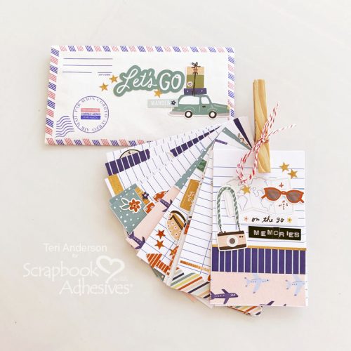 Vacation Memory Cards by Teri Anderson for Scrapbook Adhesives by 3L 