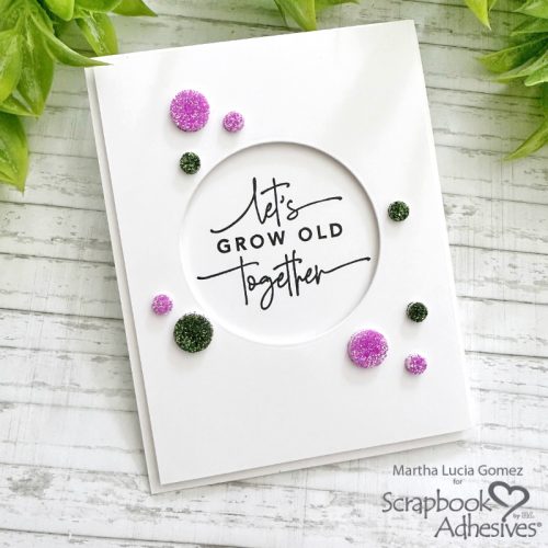 Clean and Simple Friendship Card by Martha Lucia Gomez for Scrapbook Adhesives by 3L