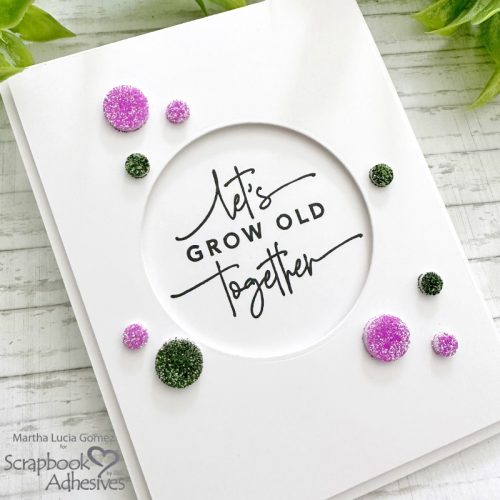 Clean and Simple Friendship Card by Martha Lucia Gomez for Scrapbook Adhesives by 3L