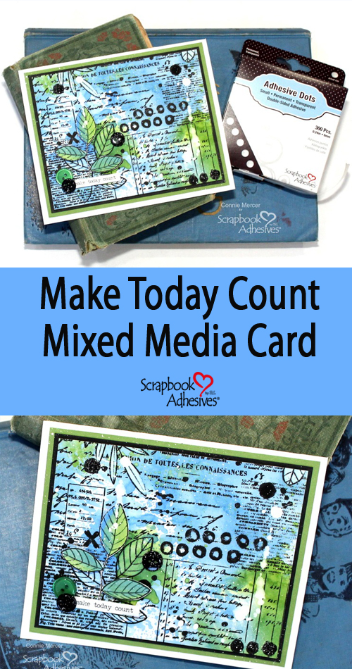 Make Today Count Card by Connie Mercer for Scrapbook Adhesives by 3L Pinterest