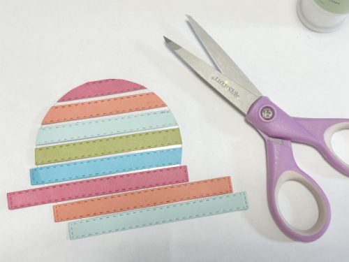 Floating Strips Thank You Card by Martha Lucia Gomez for Scrapbook Adhesives by 3L