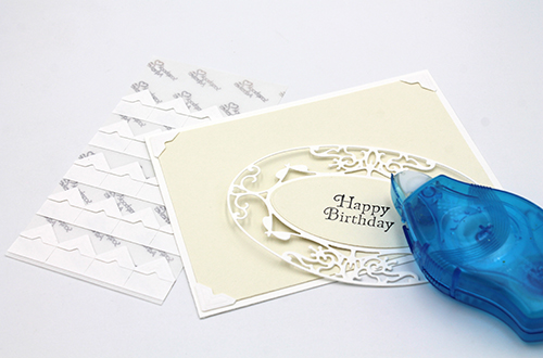 Monochromatic Birthday Card by Tracy McLennon for Scrapbook Adhesives by 3L 
