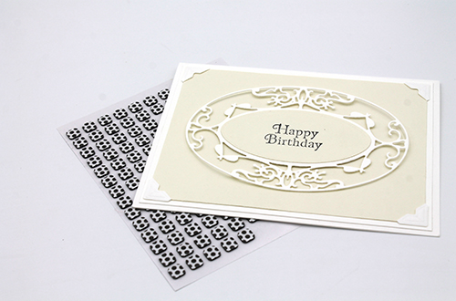 Monochromatic Birthday Card by Tracy McLennon for Scrapbook Adhesives by 3L 