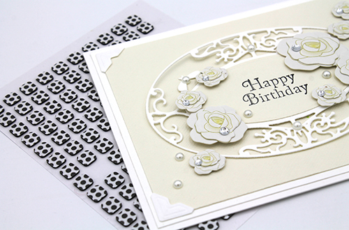 Monochromatic Birthday Card by Tracy McLennon for Scrapbook Adhesives by 3L 