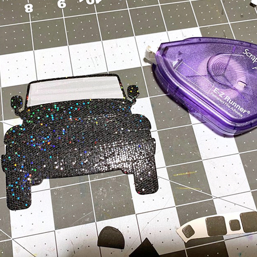 Oh Happy Day Jeep Card by Jennifer Ingle for Scrapbook Adhesives by 3L