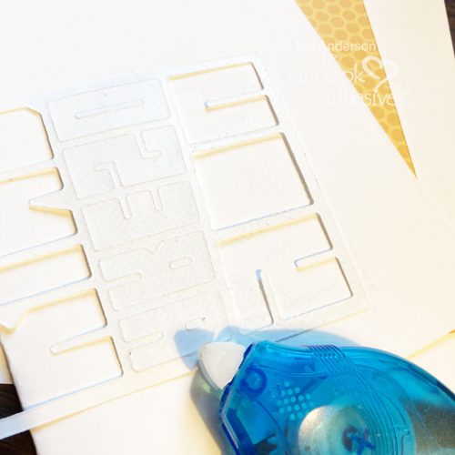 So Kind Thanks Card Tutorial by Teri Anderson for Scrapbook Adhesives by 3L