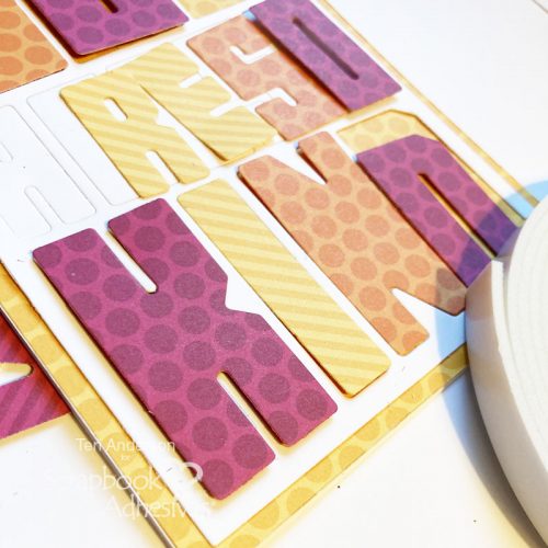 So Kind Thanks Card Tutorial by Teri Anderson for Scrapbook Adhesives by 3L