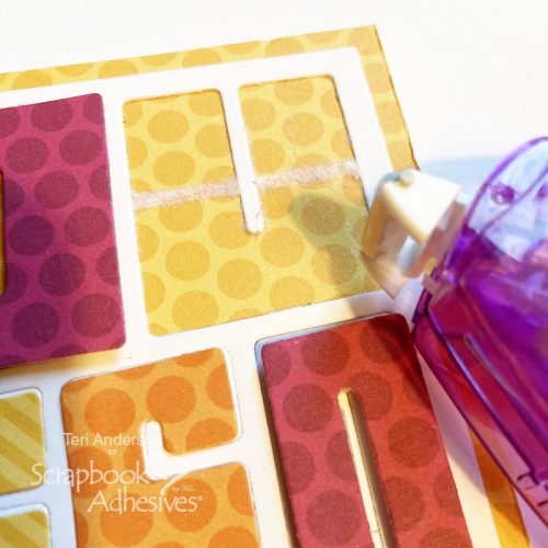 So Kind Thanks Card Tutorial by Teri Anderson for Scrapbook Adhesives by 3L