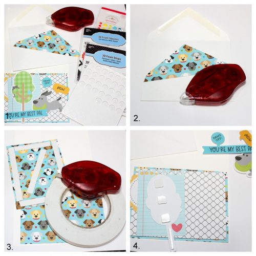 You're My Best Pal Card by Connie Mercer for Scrapbook Adhesives by 3L