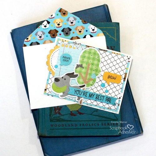 You're My Best Pal Card by Connie Mercer for Scrapbook Adhesives by 3L 