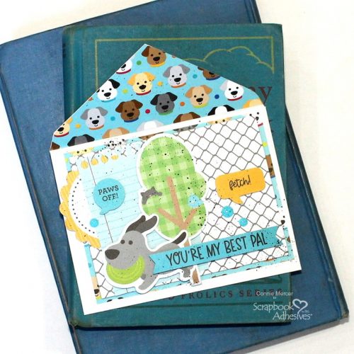 You're My Best Pal Card by Connie Mercer for Scrapbook Adhesives by 3L