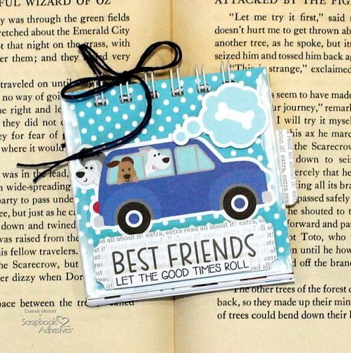 Let the Good Times Roll Doggy Journal by Connie Mercer for Scrapbook Adhesives by 3L 