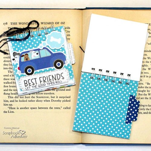 Let the Good Times Roll Doggy Journal by Connie Mercer for Scrapbook Adhesives by 3L 