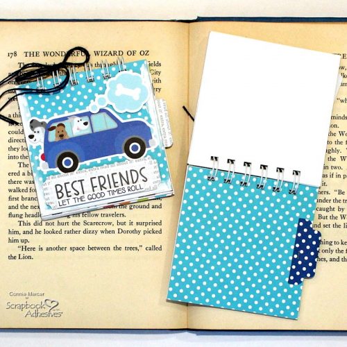 Let the Good Times Roll Doggy Journal by Connie Mercer for Scrapbook Adhesives by 3L