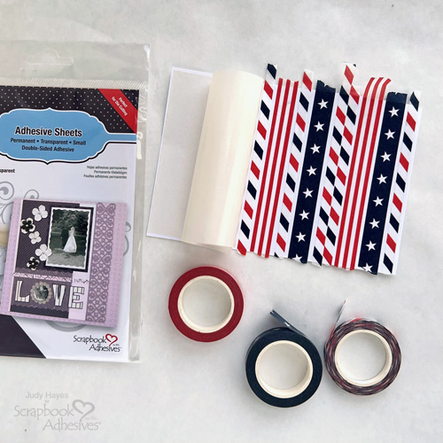 Happy 4th of July Star Tag by Judy Hayes for Scrapbook Adhesives by 3L 