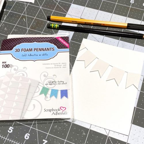 Sparkling Banner Congratulations Card by Jennifer Ingle for Scrapbook Adhesives by 3L