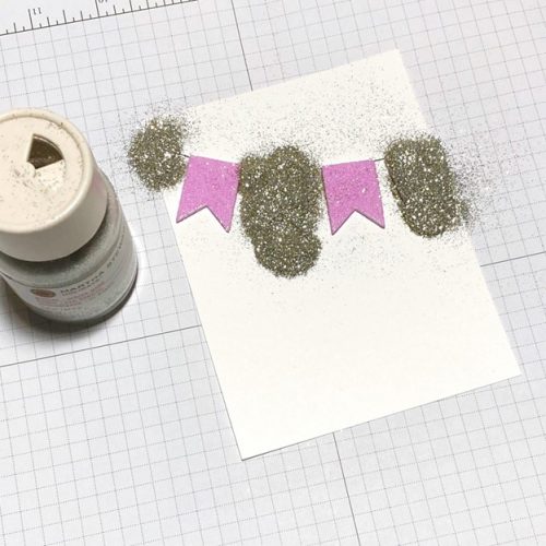 Sparkling Banner Congratulations Card by Jennifer Ingle for Scrapbook Adhesives by 3L