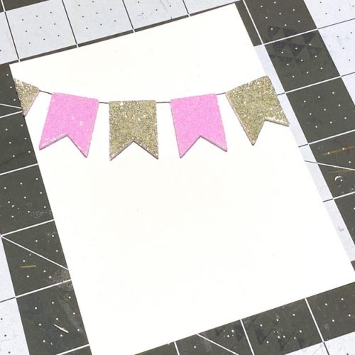 Sparkling Banner Congratulations Card by Jennifer Ingle for Scrapbook Adhesives by 3L