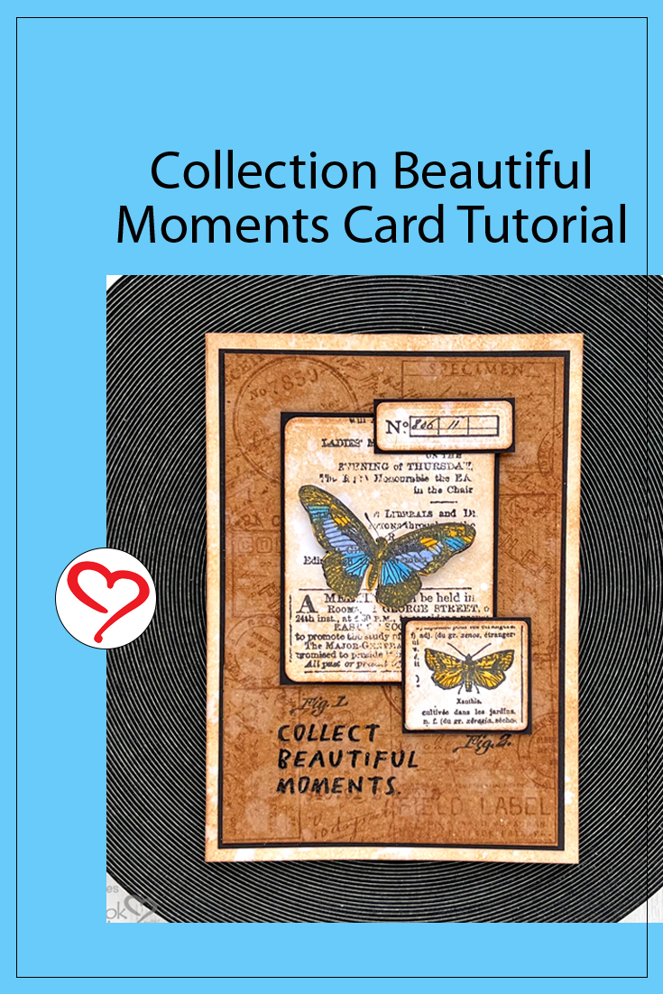 Collect Beautiful Moments Card by Judy Hayes for Scrapbook Adhesives by 3L Pinterest 