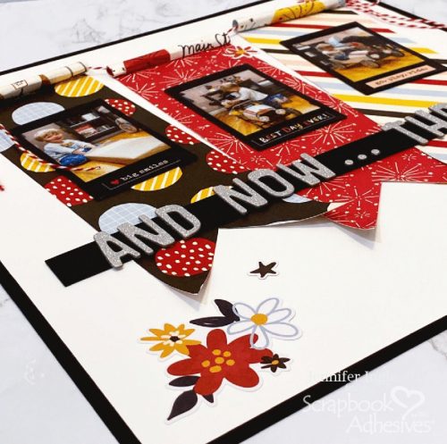 And Now...Three Scrapbook Layout by Jennifer Ingle for Scrapbook Adhesives by 3L
