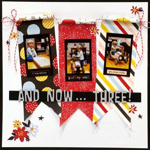 And Now...Three Scrapbook Layout by Jennifer Ingle for Scrapbook Adhesives by 3L 