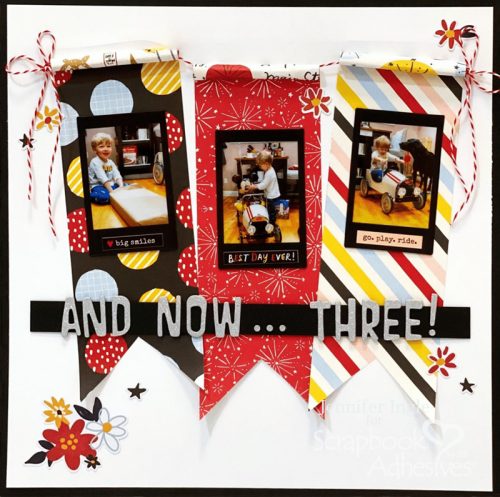 And Now...Three Scrapbook Layout by Jennifer Ingle for Scrapbook Adhesives by 3L