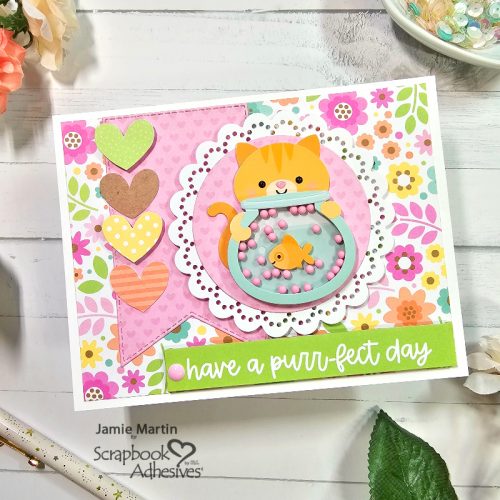 A Purr-fect Day Card by Jamie Martin for Scrapbook Adhesives by 3L 