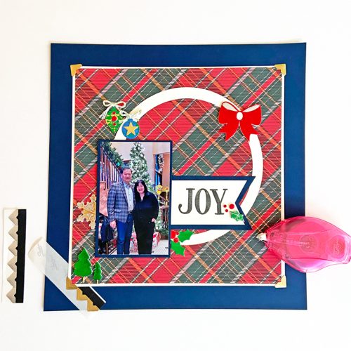 Sparkle & Plaid JOY Ensemble by Margie Higuchi for Scrapbook Adhesives by 3L 