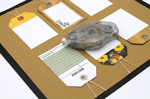 Clean and Simple Tag Layout by Tracy McLennon for Scrapbook Adhesives by 3L 
