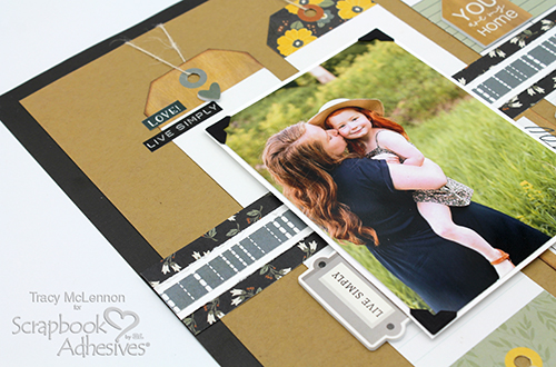 Clean and Simple Tag Layout by Tracy McLennon for Scrapbook Adhesives by 3L 