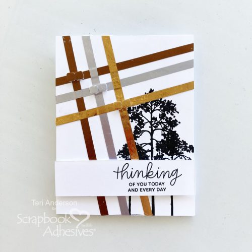 Thinking of You Card Tutorial by Teri Anderson for Scrapbook Adhesives by 3L 