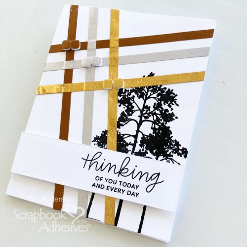 Thinking of You Card Tutorial by Teri Anderson for Scrapbook Adhesives by 3L 