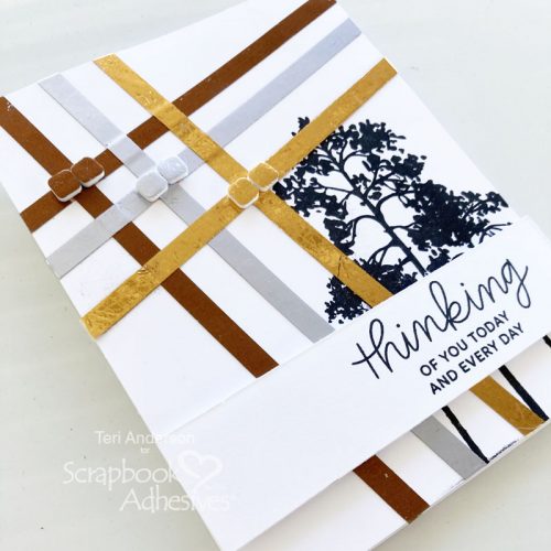 Thinking of You Card Tutorial by Teri Anderson for Scrapbook Adhesives by 3L 