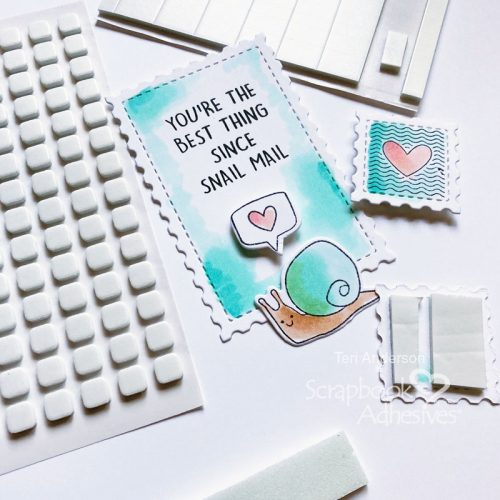 Snail Mail Card by Teri Anderson for Scrapbook Adhesives by 3L 