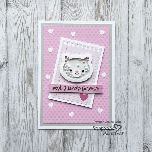 Best Friends Forever Card by Yvonne van de Grijp for Scrapbook Adhesives by 3L 