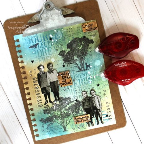 Remember Your Roots Art Journal Page by Connie Mercer for Scrapbook Adhesives by 3L