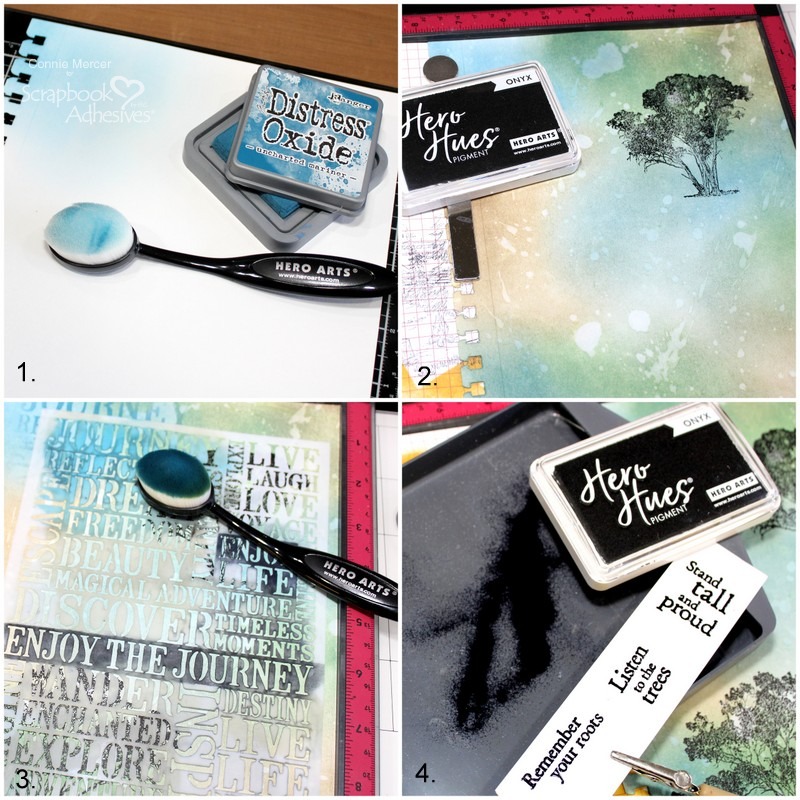 Remember Your Roots Art Journal Page by Connie Mercer for Scrapbook Adhesives by 3L