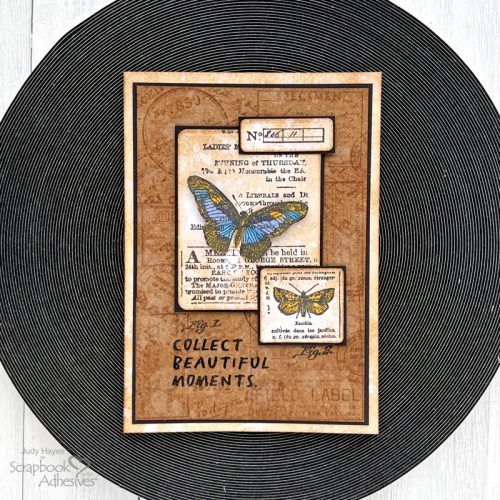 Collect Beautiful Moments Card by Judy Hayes for Scrapbook Adhesives by 3L 