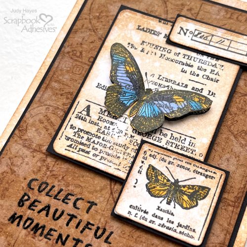 Collect Beautiful Moments Card by Judy Hayes for Scrapbook Adhesives by 3L 