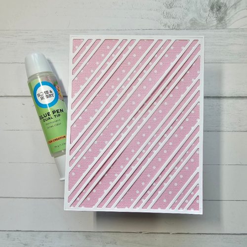 Pinky Thanks Card by Jamie Martin for Scrapbook Adhesives by 3L 