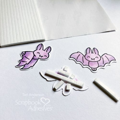 Fangtastic Day Bats Card by Teri Anderson for Scrapbook Adhesives by 3L