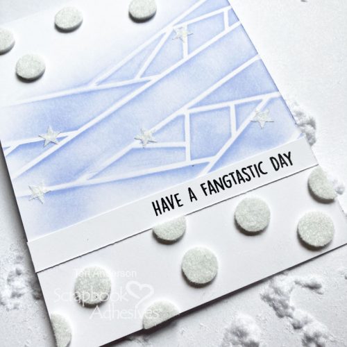 Fangtastic Day Bats Card by Teri Anderson for Scrapbook Adhesives by 3L