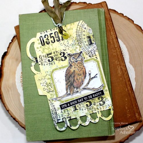 Sending Hugs Mixed Media Gift Tags by Connie Mercer for Scrapbook Adhesives by 3L