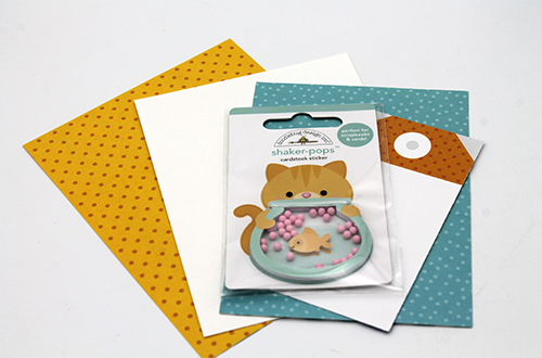 You're Pawsome Simple Shaker Card by Tracy McLennon for Scrapbook Adhesives by 3L 