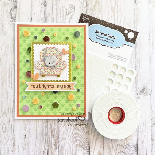 Scrapbook Adhesives By 3L 3D Foam Crafty Tape 1/2 White 108