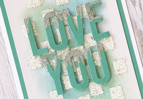 Uplifted Love You Card by Yvonne van de Grijp for Scrapbook Adhesives by 3L 