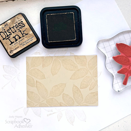 Autumn Leaf Card by Judy Hayes for Scrapbook Adhesives by 3L 